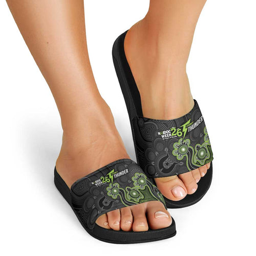 Sydney Thunder NAIDOC Week 2026 Slide Sandals Sea Turtles Aboriginal Art