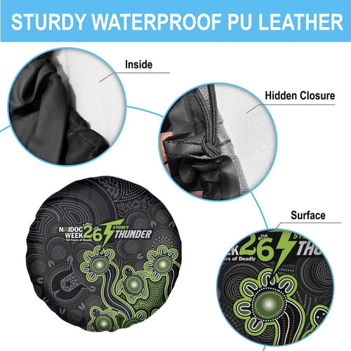 Sydney Thunder NAIDOC Week 2026 Spare Tire Cover Sea Turtles Aboriginal Art