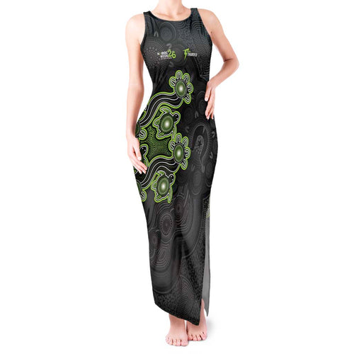 Personalised Sydney Thunder NAIDOC Week 2026 Tank Maxi Dress Sea Turtles Aboriginal Art