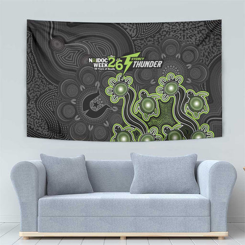 Sydney Thunder NAIDOC Week 2026 Tapestry Sea Turtles Aboriginal Art