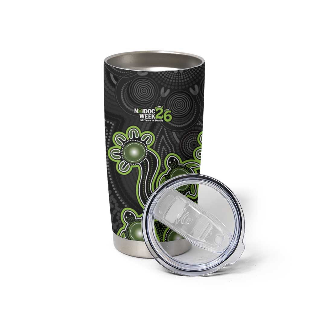 Personalised Sydney Thunder NAIDOC Week 2026 Tumbler Cup Sea Turtles Aboriginal Art