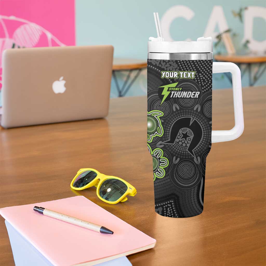 Personalised Sydney Thunder NAIDOC Week 2026 Tumbler With Handle Sea Turtles Aboriginal Art