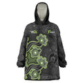 Personalised Sydney Thunder NAIDOC Week 2026 Wearable Blanket Hoodie Sea Turtles Aboriginal Art