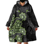 Personalised Sydney Thunder NAIDOC Week 2026 Wearable Blanket Hoodie Sea Turtles Aboriginal Art
