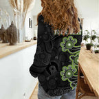 Personalised Sydney Thunder NAIDOC Week 2026 Women Casual Shirt Sea Turtles Aboriginal Art