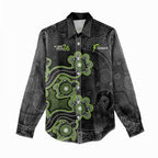 Personalised Sydney Thunder NAIDOC Week 2026 Women Casual Shirt Sea Turtles Aboriginal Art