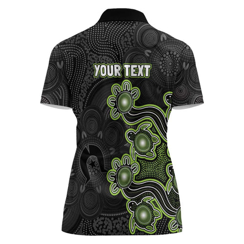 Personalised Sydney Thunder NAIDOC Week 2026 Women Polo Shirt Sea Turtles Aboriginal Art