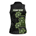 Personalised Sydney Thunder NAIDOC Week 2026 Women Sleeveless Polo Shirt Sea Turtles Aboriginal Art