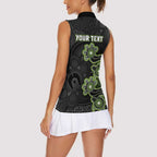 Personalised Sydney Thunder NAIDOC Week 2026 Women Sleeveless Polo Shirt Sea Turtles Aboriginal Art