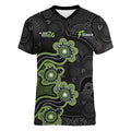 Personalised Sydney Thunder NAIDOC Week 2026 Women V-Neck T-Shirt Sea Turtles Aboriginal Art