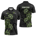 Personalised Sydney Thunder NAIDOC Week 2026 Zipper Polo Shirt Sea Turtles Aboriginal Art