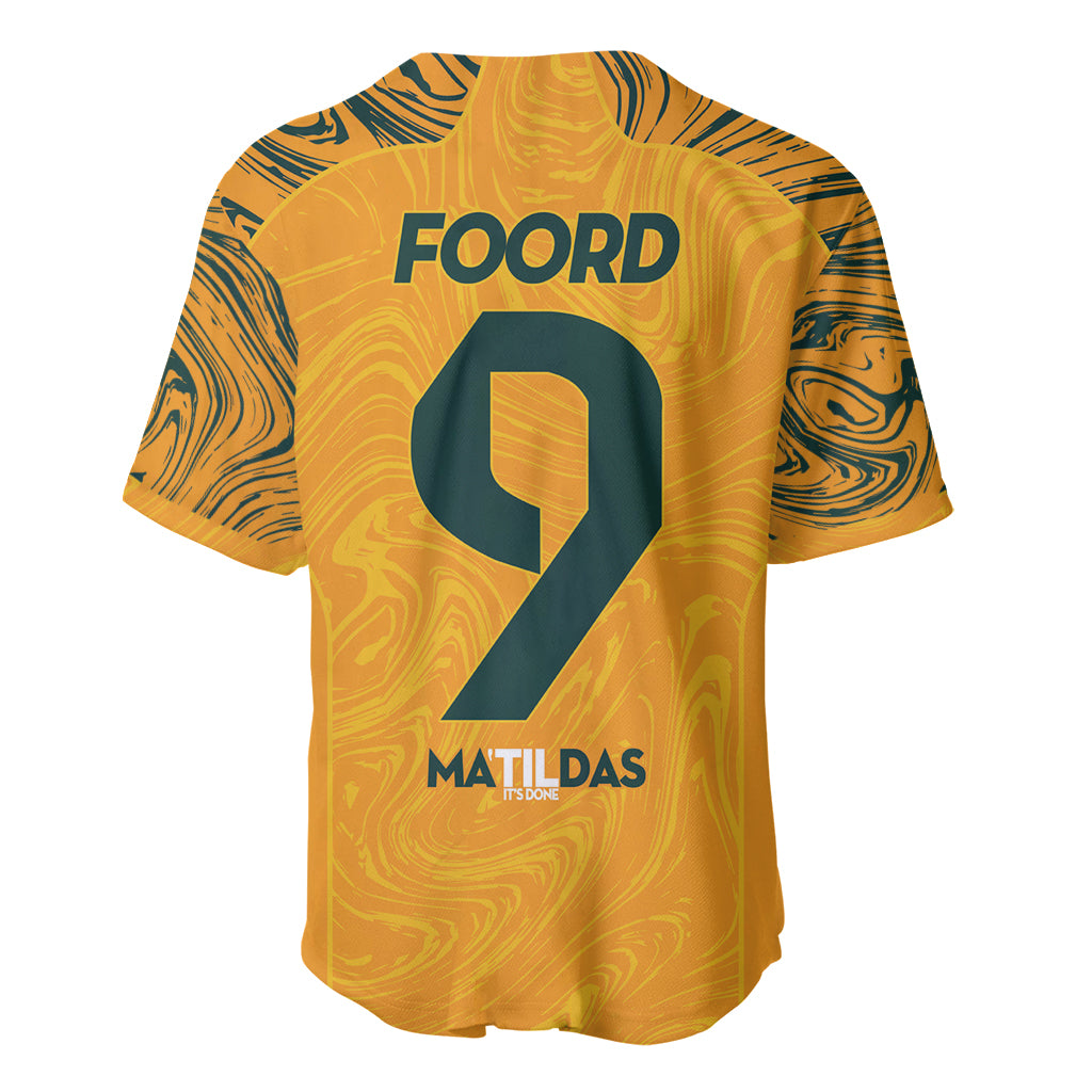 Caitlin Foord Australia Matildas Baseball Jersey