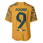 Caitlin Foord Australia Matildas Baseball Jersey