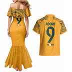 Caitlin Foord Australia Matildas Couples Matching Mermaid Dress and Hawaiian Shirt