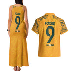 Caitlin Foord Australia Matildas Couples Matching Tank Maxi Dress and Hawaiian Shirt