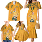 Caitlin Foord Australia Matildas Family Matching Mermaid Dress and Hawaiian Shirt