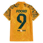 Caitlin Foord Australia Matildas Family Matching Off Shoulder Maxi Dress and Hawaiian Shirt