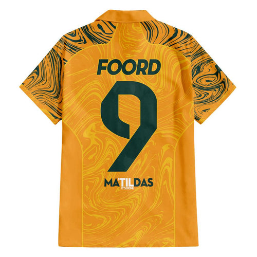 Caitlin Foord Australia Matildas Family Matching Off Shoulder Maxi Dress and Hawaiian Shirt