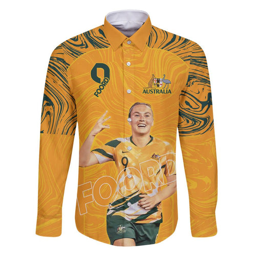Caitlin Foord Australia Matildas Family Matching Off Shoulder Short Dress and Hawaiian Shirt