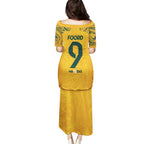 Caitlin Foord Australia Matildas Family Matching Puletasi and Hawaiian Shirt