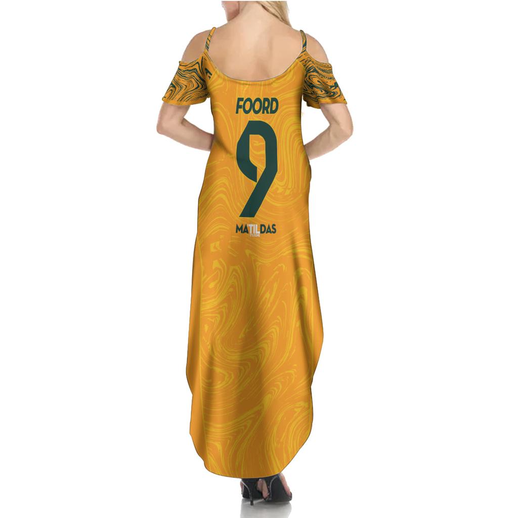 Caitlin Foord Australia Matildas Family Matching Summer Maxi Dress and Hawaiian Shirt