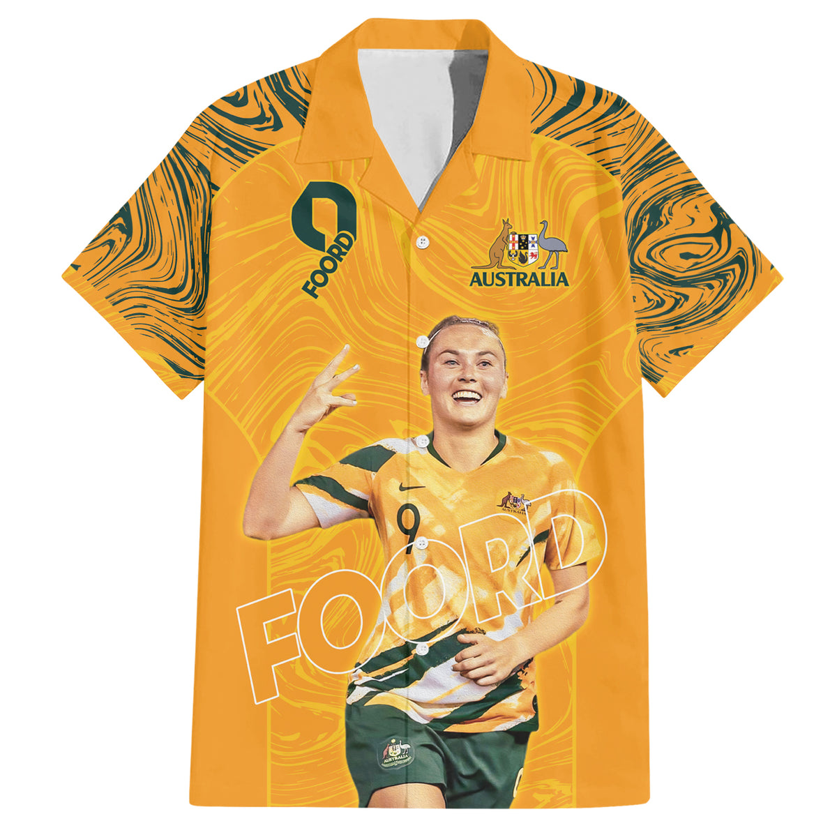 Caitlin Foord Australia Matildas Hawaiian Shirt