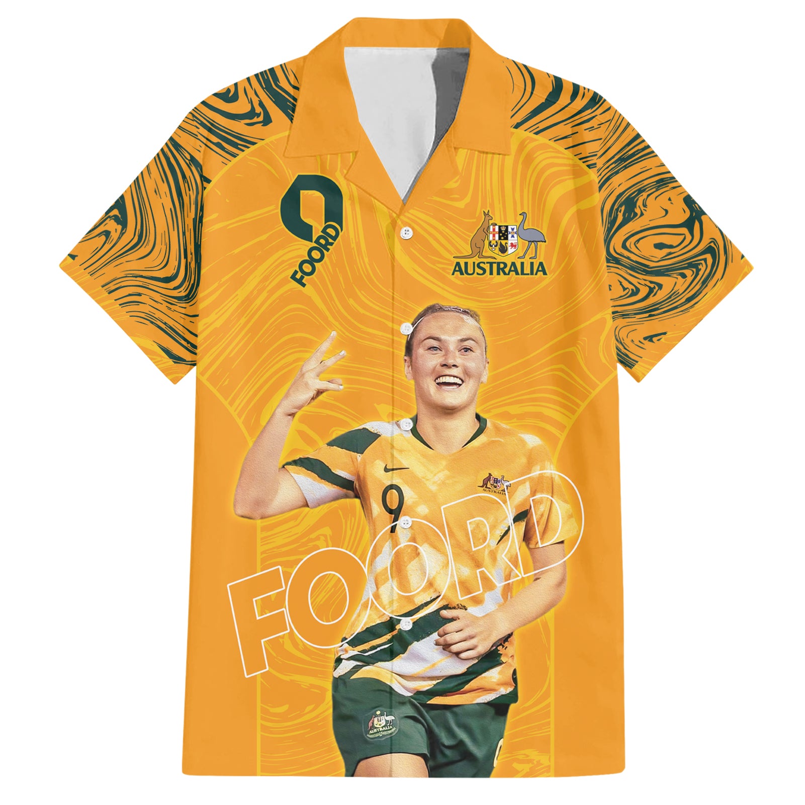 Caitlin Foord Australia Matildas Hawaiian Shirt