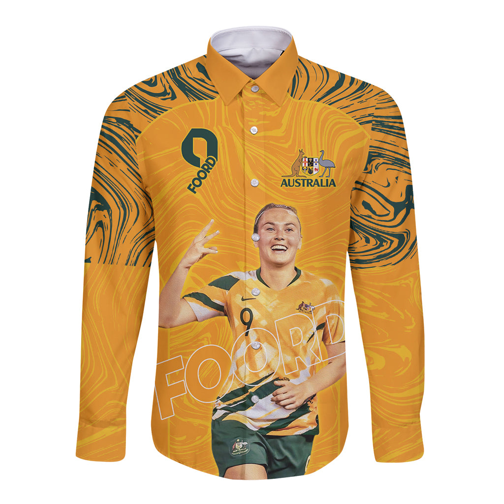 Caitlin Foord Australia Matildas Long Sleeve Button Shirt