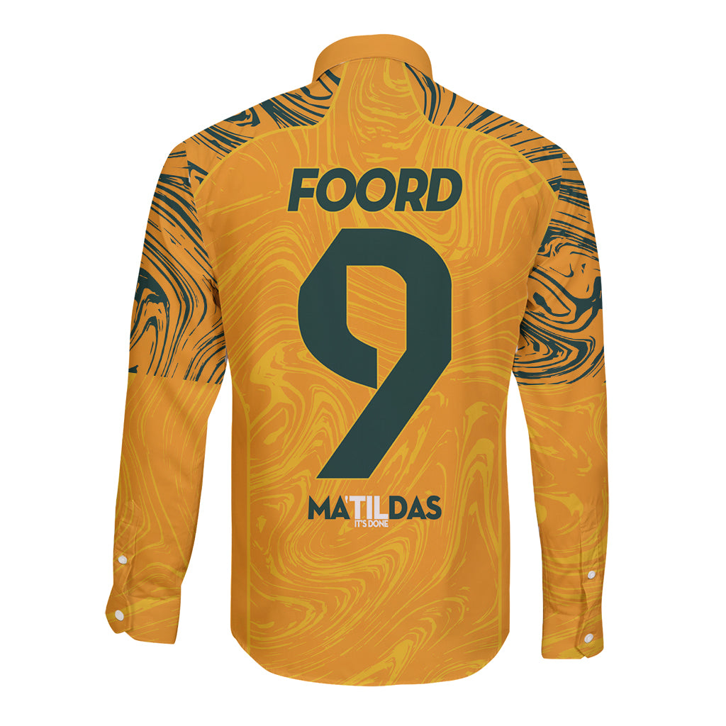 Caitlin Foord Australia Matildas Long Sleeve Button Shirt