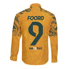 Caitlin Foord Australia Matildas Long Sleeve Button Shirt