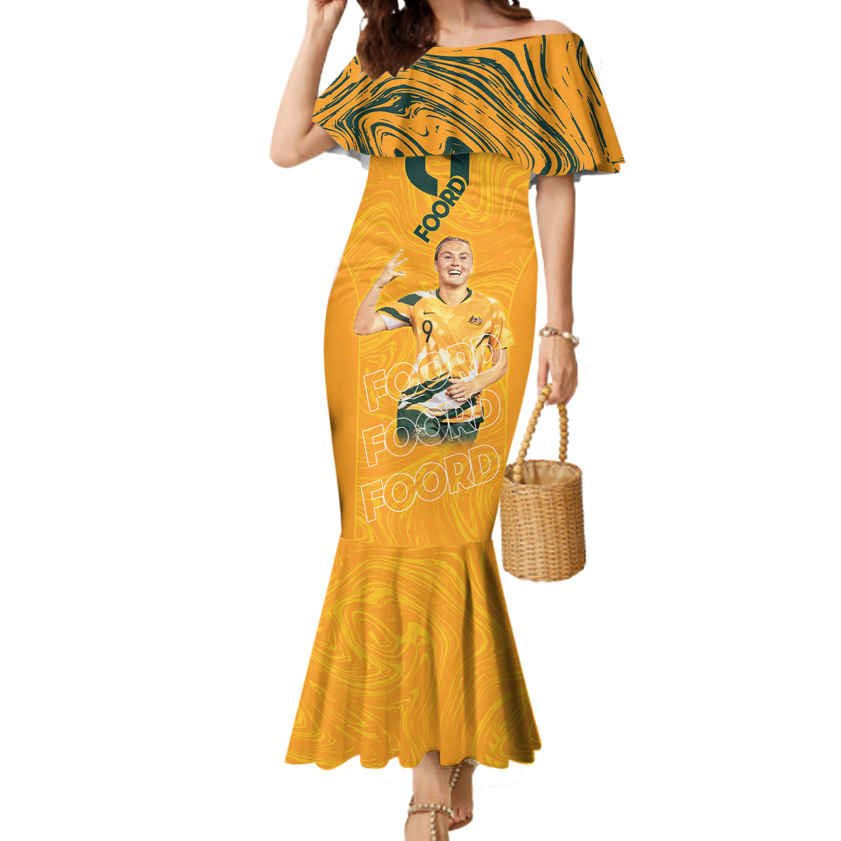 Caitlin Foord Australia Matildas Mermaid Dress