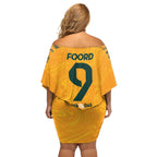 Caitlin Foord Australia Matildas Off Shoulder Short Dress