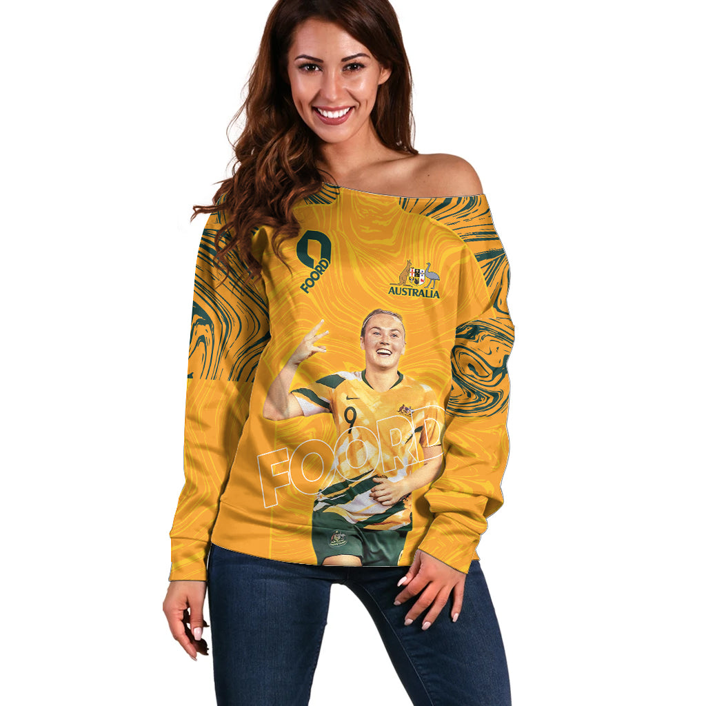 Caitlin Foord Australia Matildas Off Shoulder Sweater