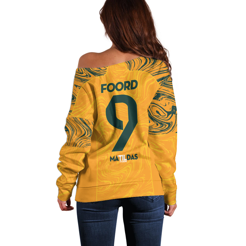Caitlin Foord Australia Matildas Off Shoulder Sweater