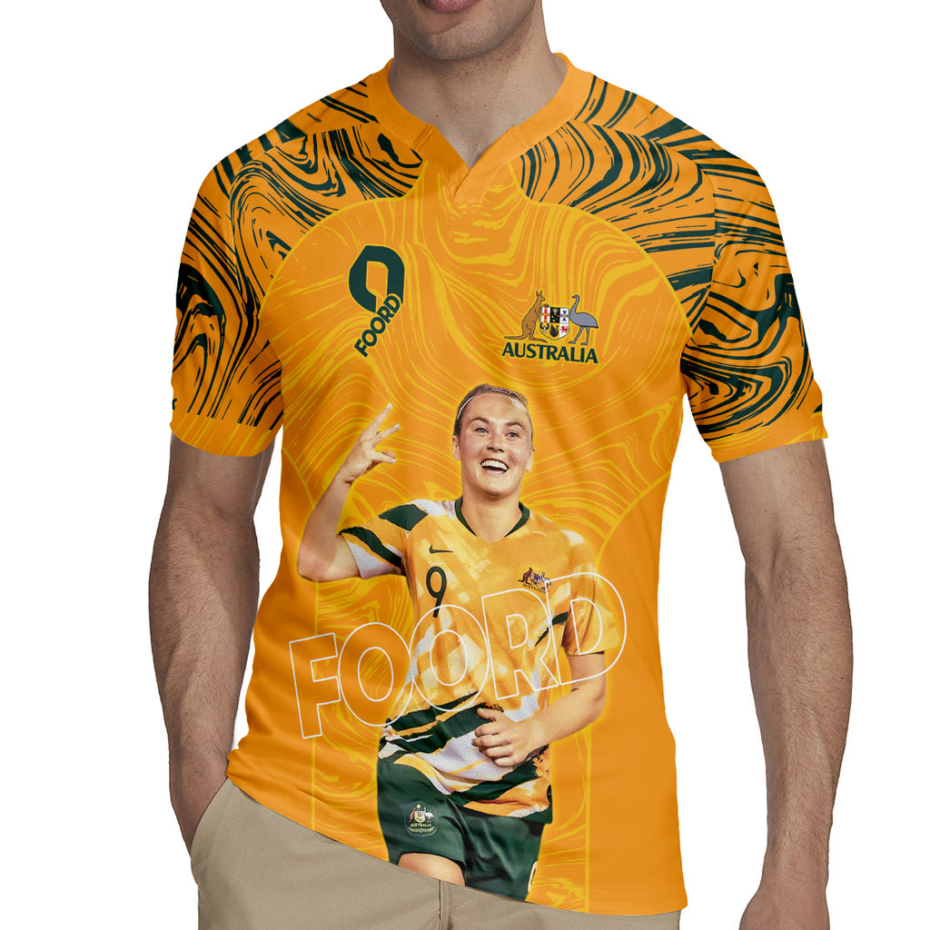 Caitlin Foord Australia Matildas Rugby Jersey