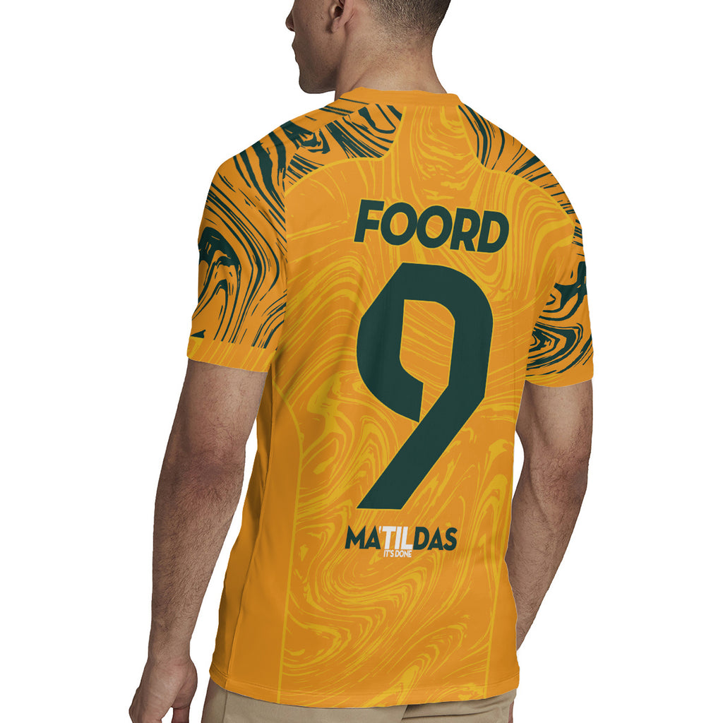 Caitlin Foord Australia Matildas Rugby Jersey
