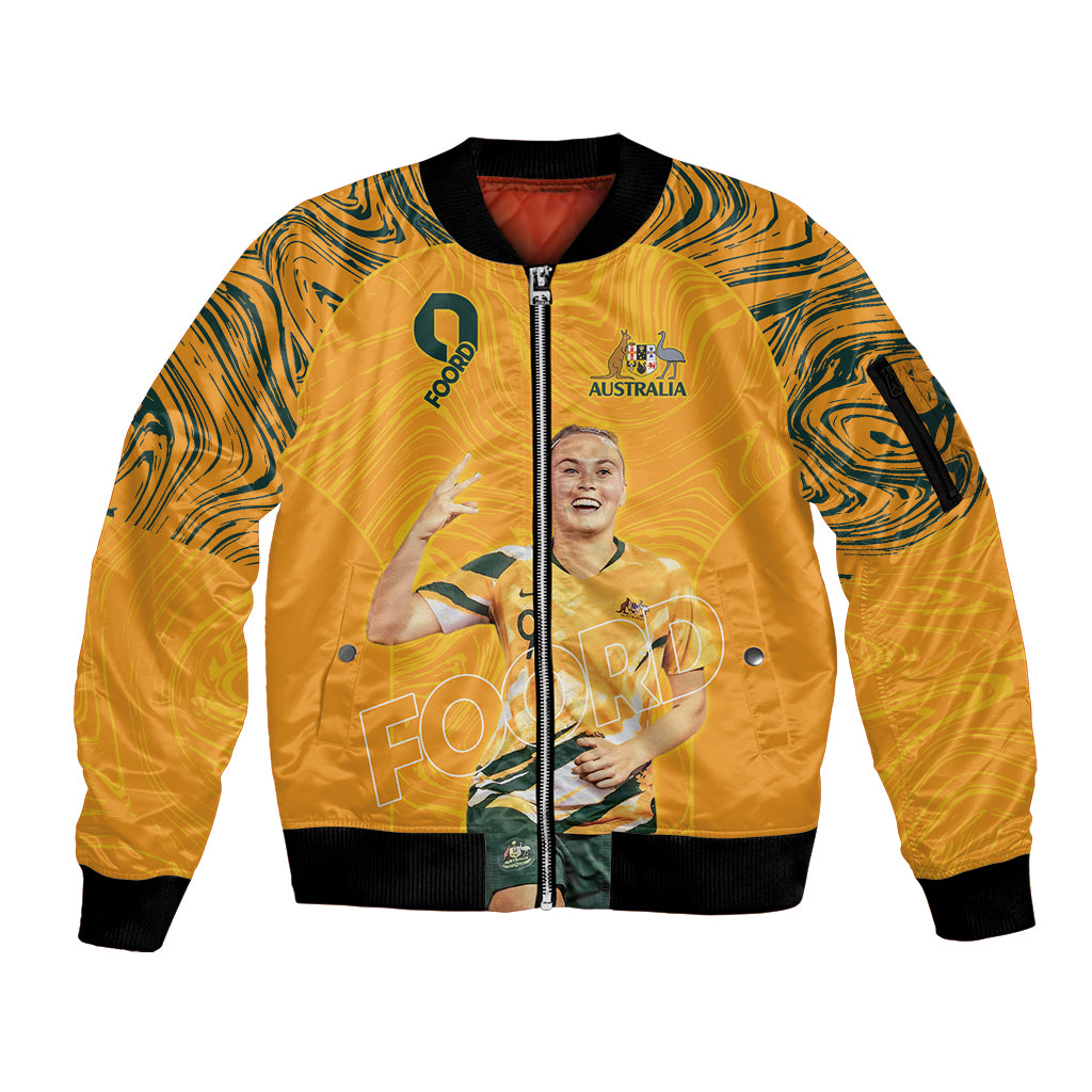Caitlin Foord Australia Matildas Sleeve Zip Bomber Jacket
