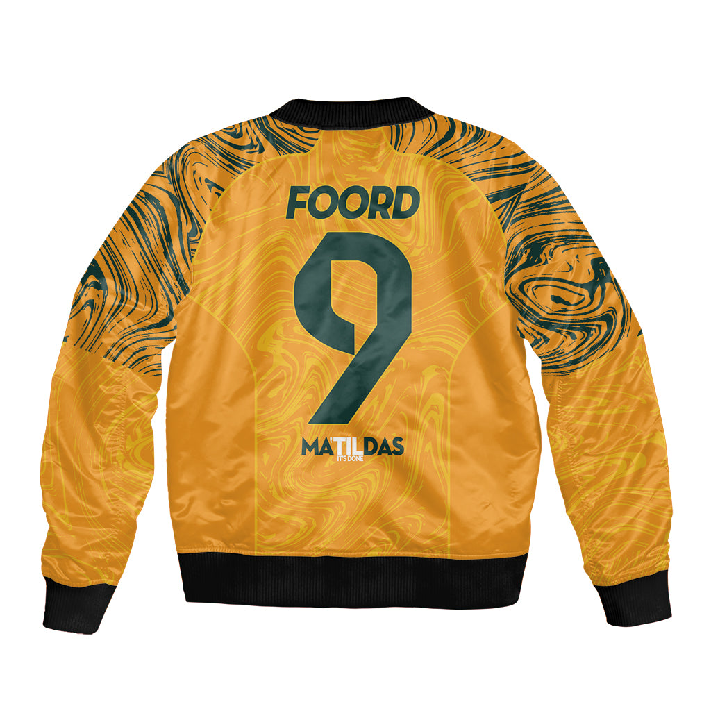 Caitlin Foord Australia Matildas Sleeve Zip Bomber Jacket