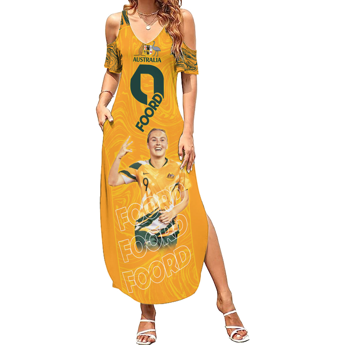 Caitlin Foord Australia Matildas Summer Maxi Dress