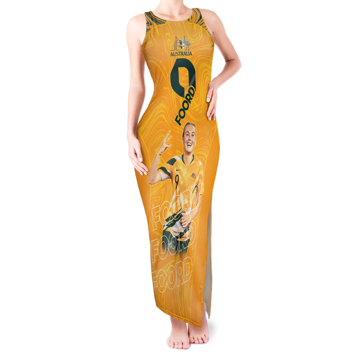 Caitlin Foord Australia Matildas Tank Maxi Dress