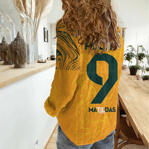 Caitlin Foord Australia Matildas Women Casual Shirt