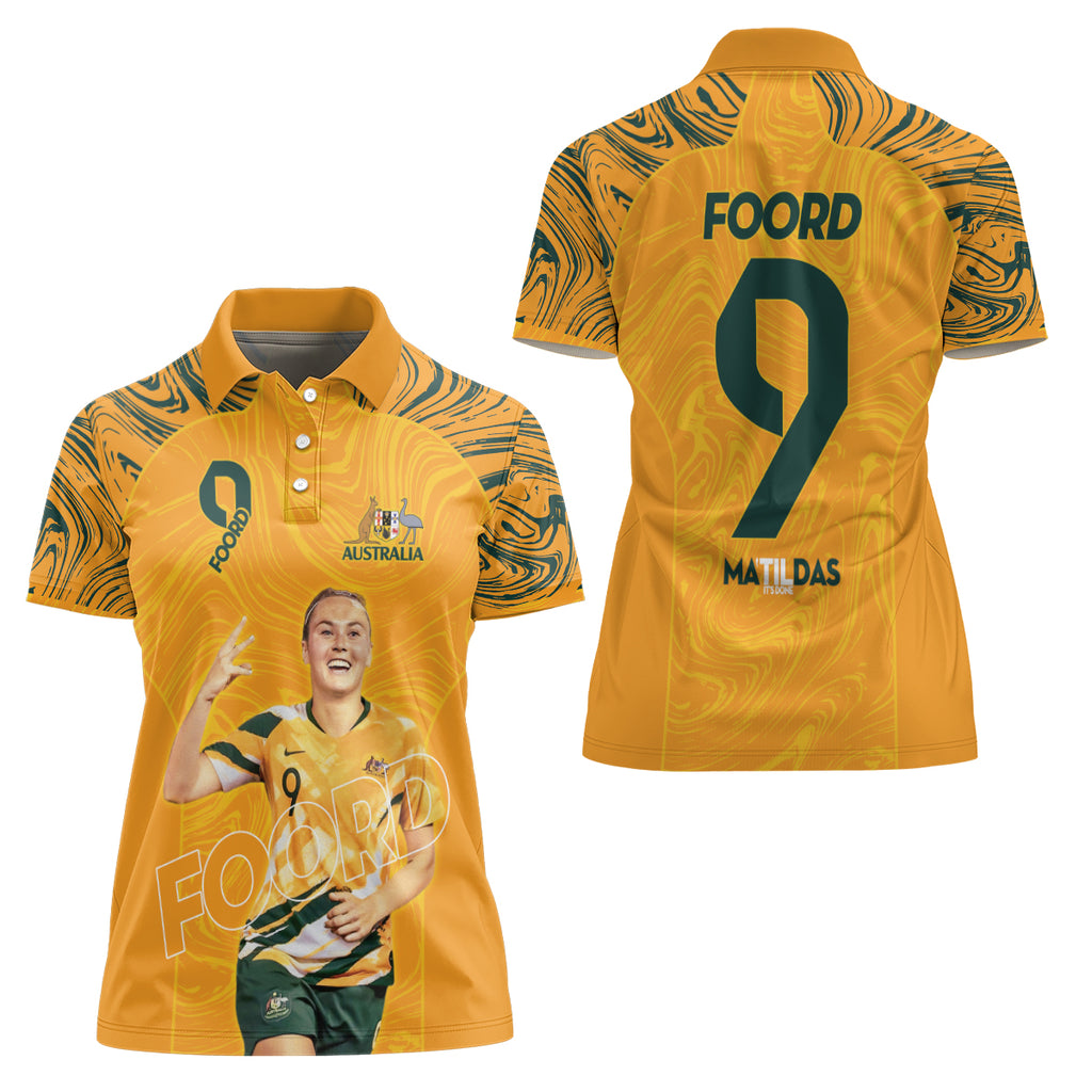 Caitlin Foord Australia Matildas Women Polo Shirt