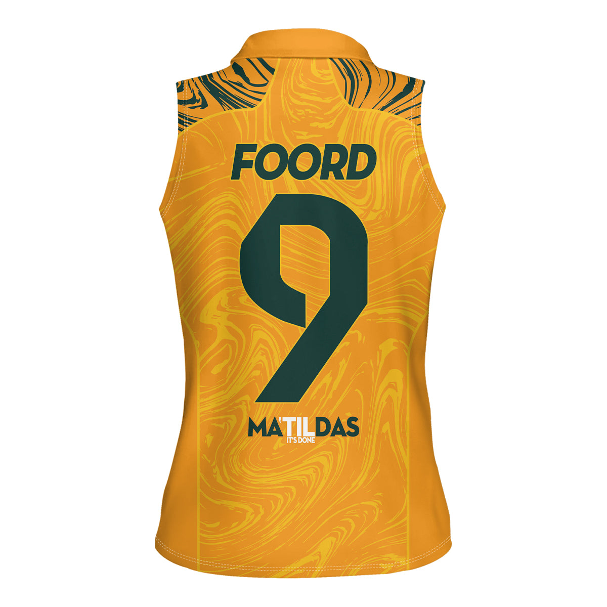 Caitlin Foord Australia Matildas Women Sleeveless Polo Shirt