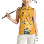 Caitlin Foord Australia Matildas Women Sleeveless Polo Shirt