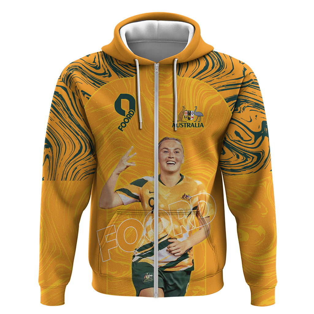 Caitlin Foord Australia Matildas Zip Hoodie