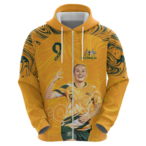 Caitlin Foord Australia Matildas Zip Hoodie