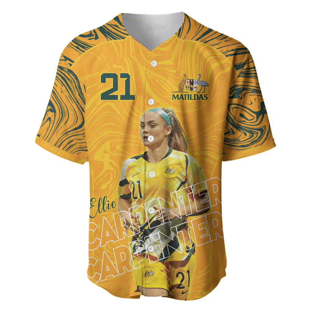 Ellie Carpenter Australian Matildas Baseball Jersey
