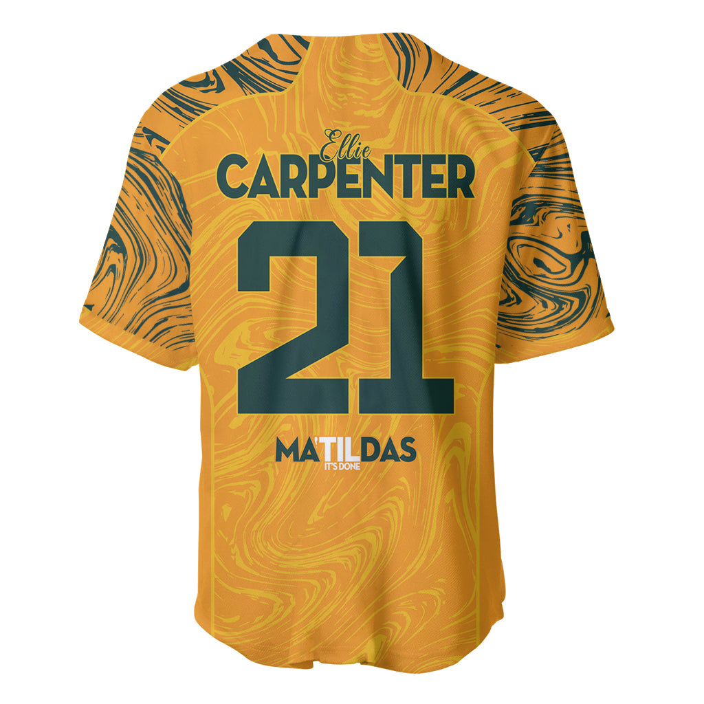 Ellie Carpenter Australian Matildas Baseball Jersey