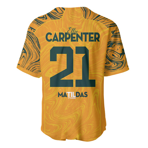 Ellie Carpenter Australian Matildas Baseball Jersey
