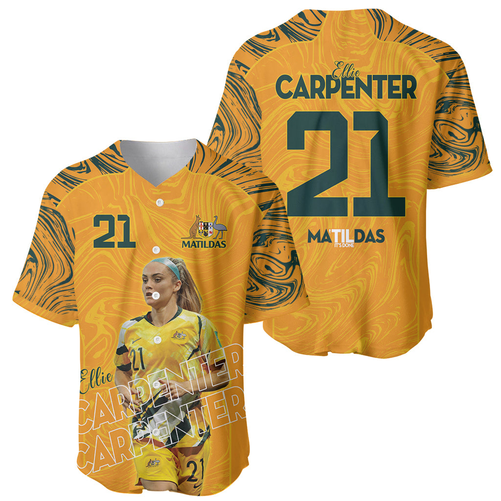 Ellie Carpenter Australian Matildas Baseball Jersey